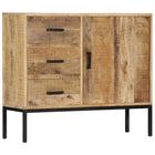 Sideboard 88X30X71 Cm solid mango wood