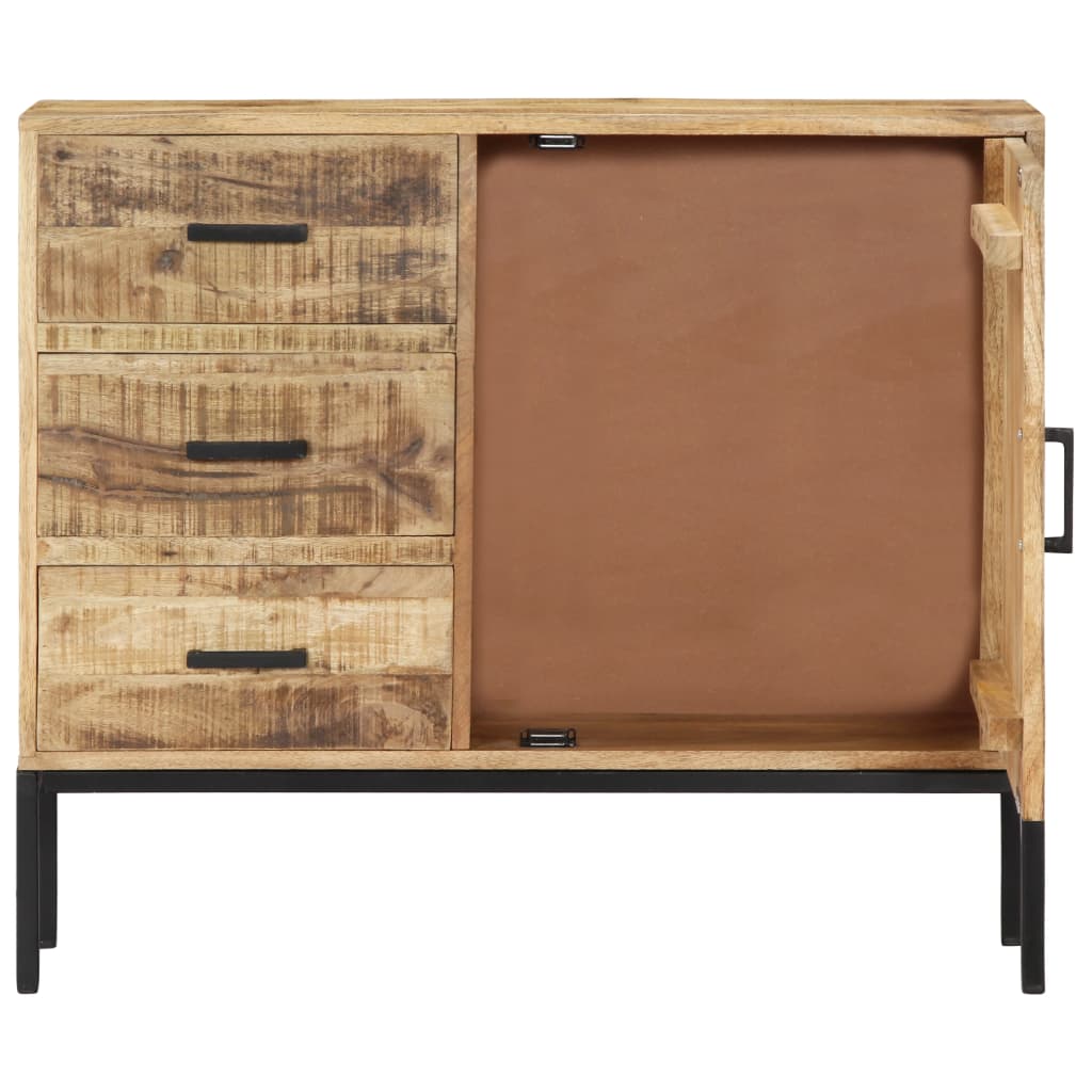 Dressoir 88X30X71 Cm massief mangohout