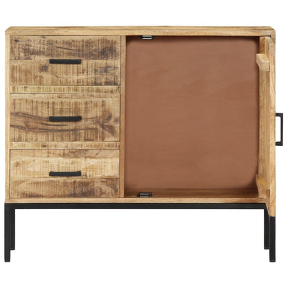Dressoir 88X30X71 Cm massief mangohout