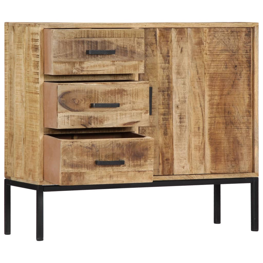 Dressoir 88X30X71 Cm massief mangohout