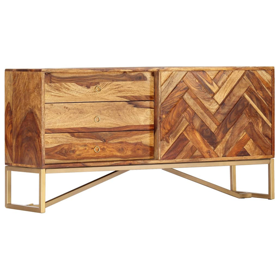 Dressoir 118X30X60 Cm Massief Acaciahout