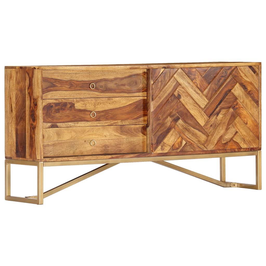 Dressoir 118X30X60 Cm Massief Acaciahout