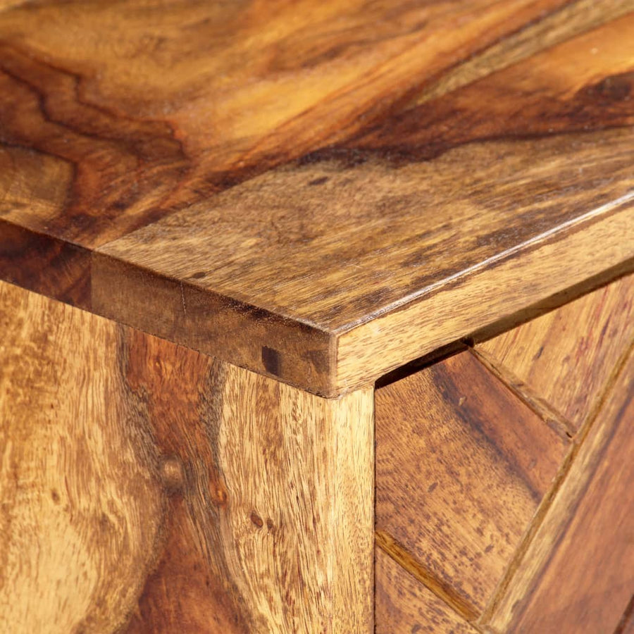 Tv-Meubel 140X30X45 Cm Massief Acaciahout