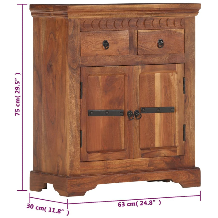 Dressoir Massief Acaciahout 63 x 30 x 75 cm