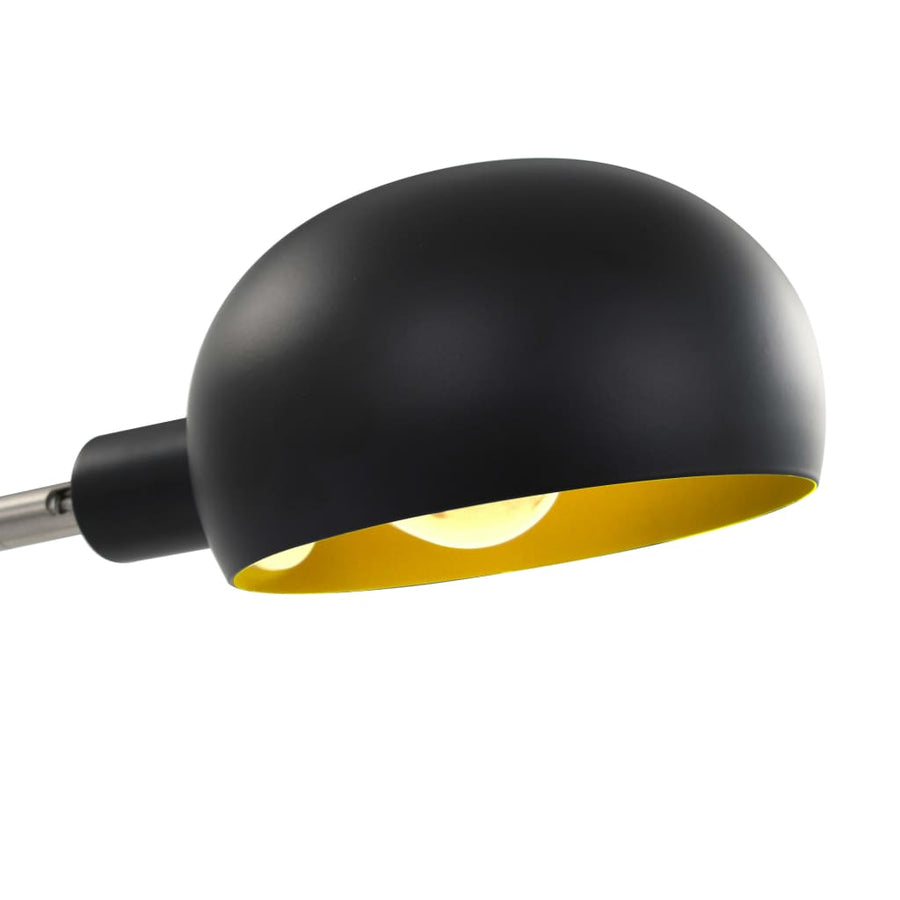Lamp Staand 5Xe4 200 Cm Zwart en goud