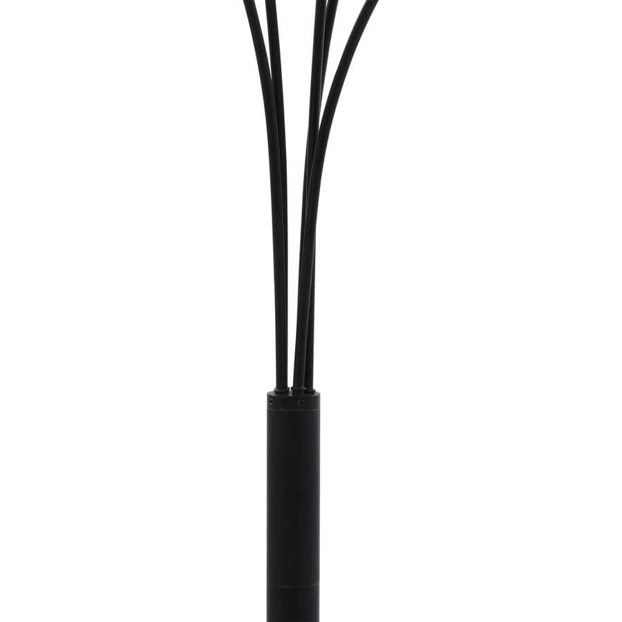 Lamp Staand 5Xe4 200 Cm Zwart en goud