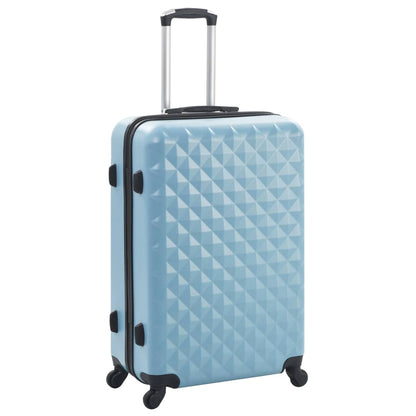 3-Delige Harde Kofferset Abs Blauw