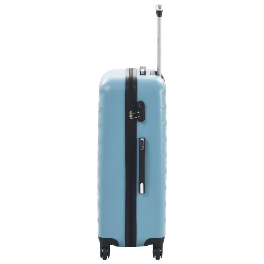 3-Delige Harde Kofferset Abs Blauw