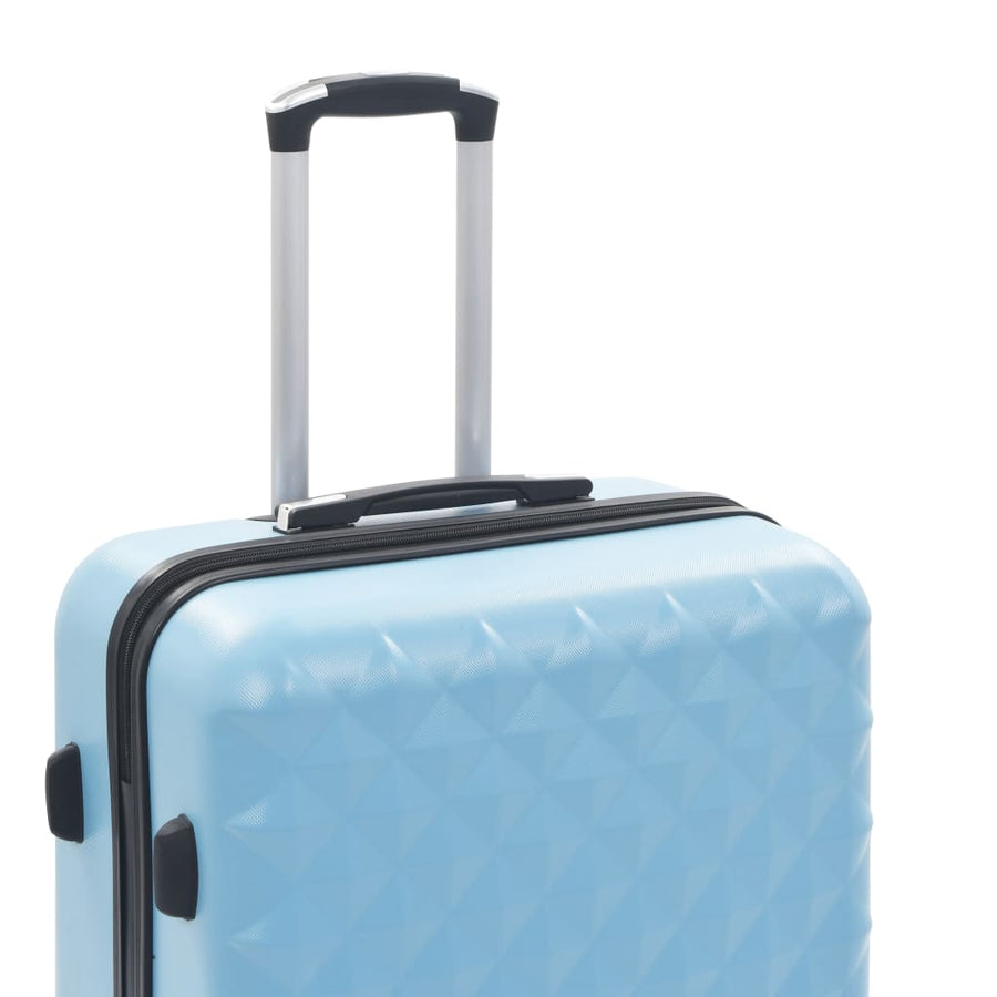 3-Delige Harde Kofferset Abs Blauw