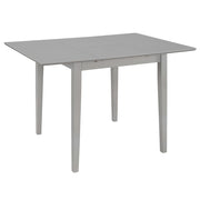 Eettafel 80-120x80x74 cm MDF grijs
