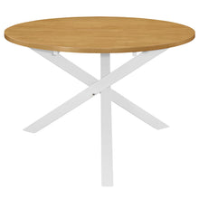 Eettafel 20X75 Cm Mdf Wit en bruin