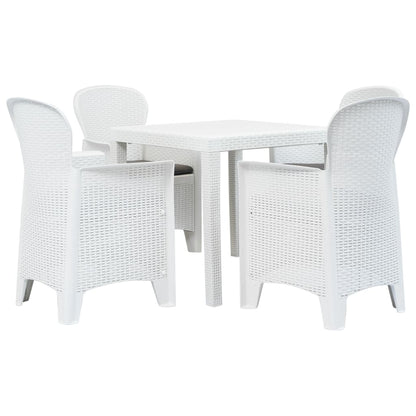 5-Delige Tuinset Rattan-Look Kunststof 4