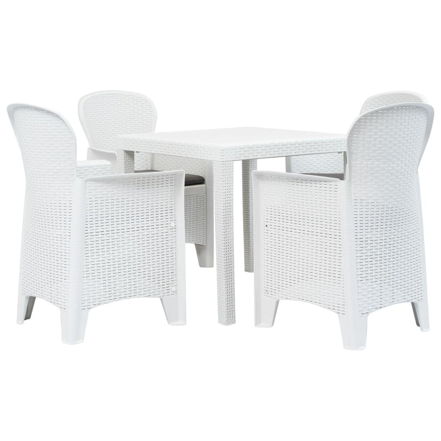 5-Delige Tuinset Rattan-Look Kunststof 4
