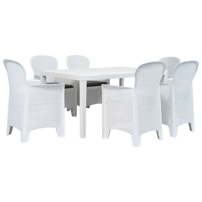 7-Delige Tuinset Rattan-Look Kunststof 6