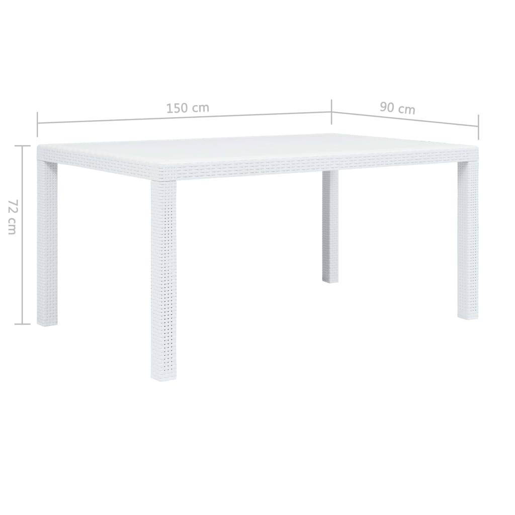 7-Delige Tuinset Rattan-Look Kunststof 6