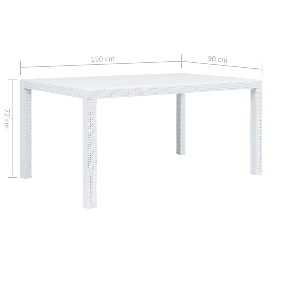7-Delige Tuinset Rattan-Look Kunststof 6