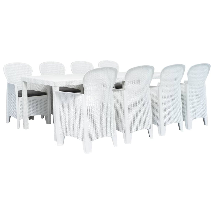 9-Delige Tuinset Rattan-Look Kunststof 8