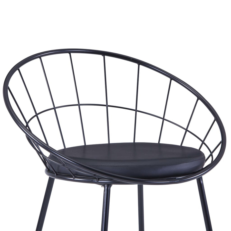 Eetkamerstoelen Met Kunstleren Zittingen Staal 2