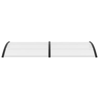 Deurluifel 240x80 cm PC zwart en transparant 240 x 80 cm Zwart en transparant