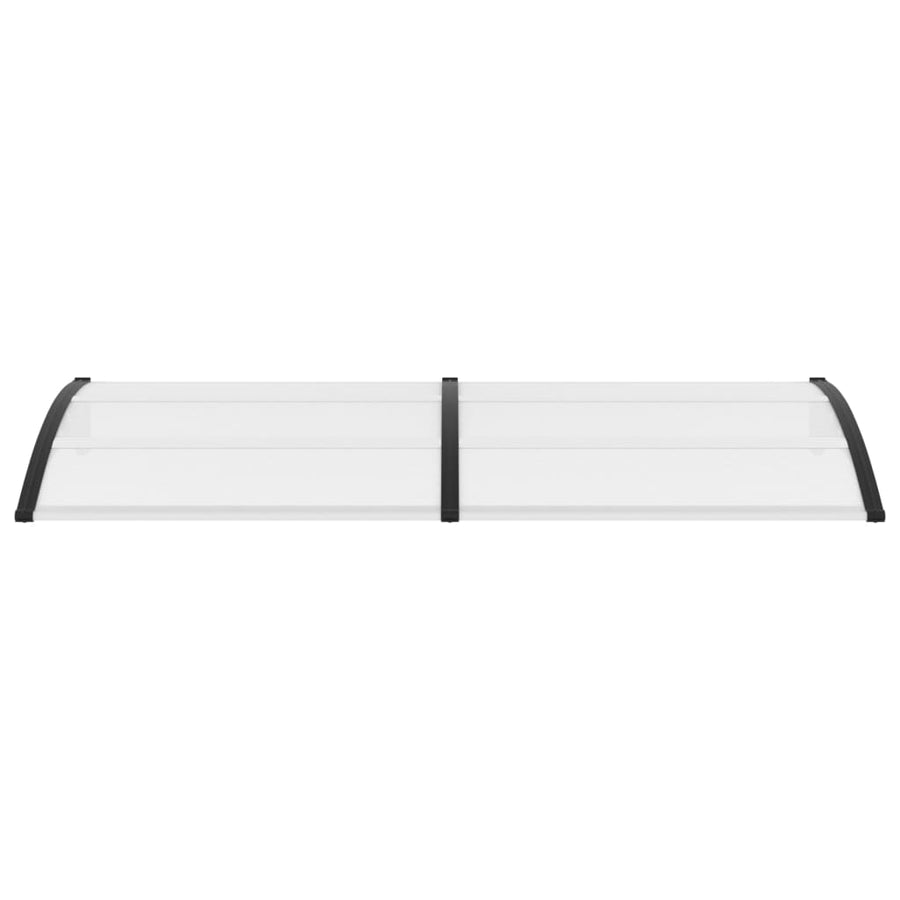 Deurluifel 240x80 cm PC zwart en transparant 240 x 80 cm Zwart en transparant
