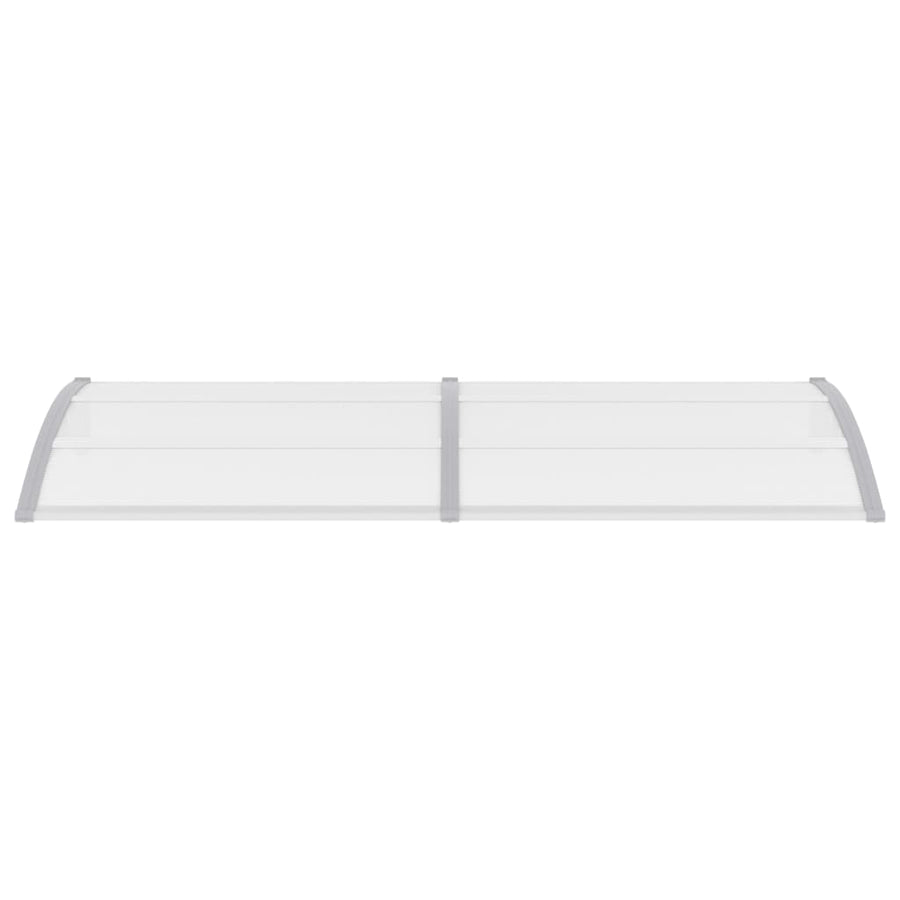 Deurluifel 240x80 cm PC grijs en transparant 240 x 80 cm Grijs en transparant