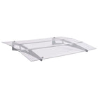 Deurluifel 150x90 cm PET zilver transparant