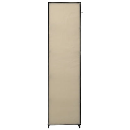 Kledingkast Opvouwbaar 0X45X75 Cm Stof Crème