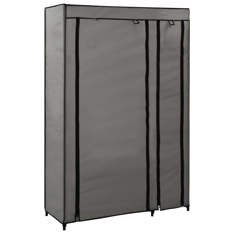 Kledingkast Opvouwbaar 0X45X75 Cm Stof Grijs