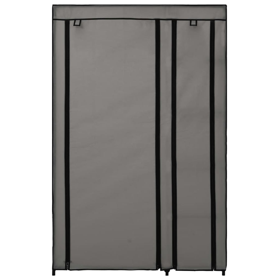 Kledingkast Opvouwbaar 0X45X75 Cm Stof Grijs