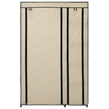 Kledingkasten Opvouwbaar St 0X45X75 Cm Stof 2 Crème