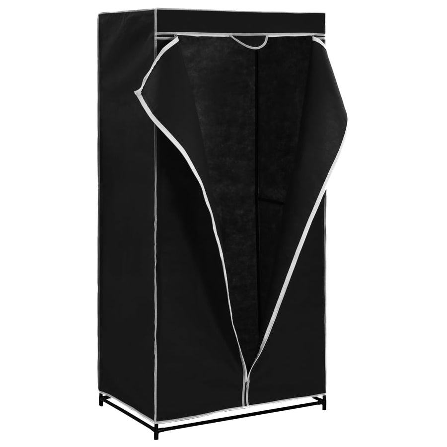 Kledingkasten St 75X50X60 Cm 2 Zwart
