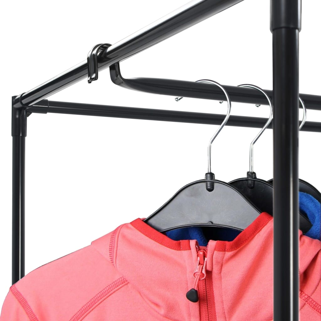 Kledingkasten St 75X50X60 Cm 2 Zwart