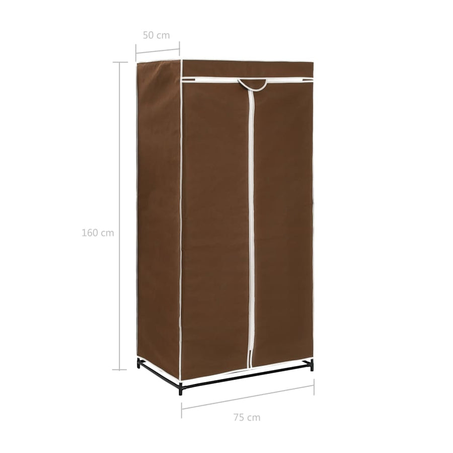 Kledingkasten St 75X50X60 Cm 2 Bruin