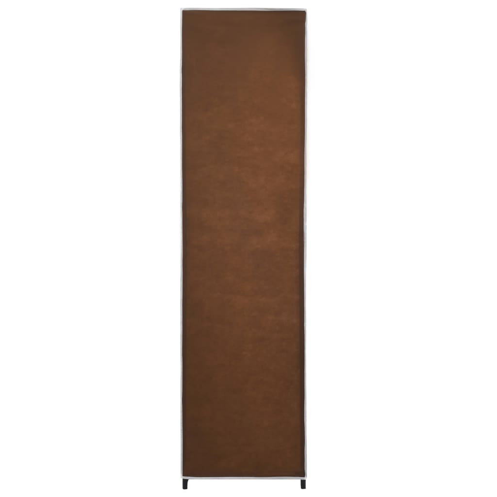 Kledingkast Met 4 Vakken 75X45X70 Cm Bruin
