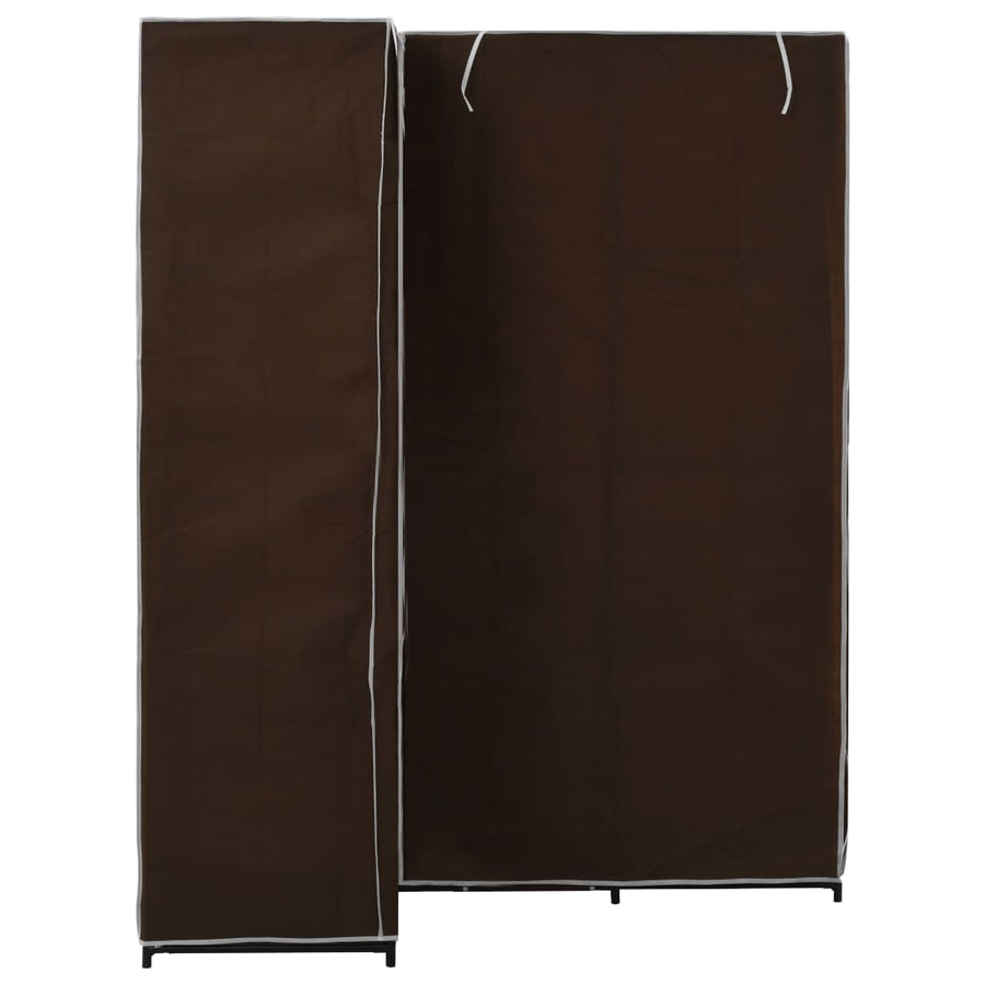 Hoekkledingkast 30X87X69 Cm Bruin