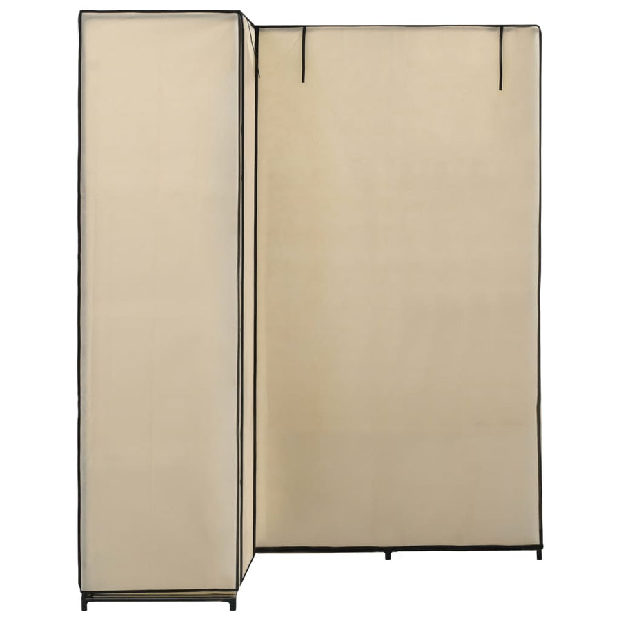 Hoekkledingkast 30X87X69 Cm Crème
