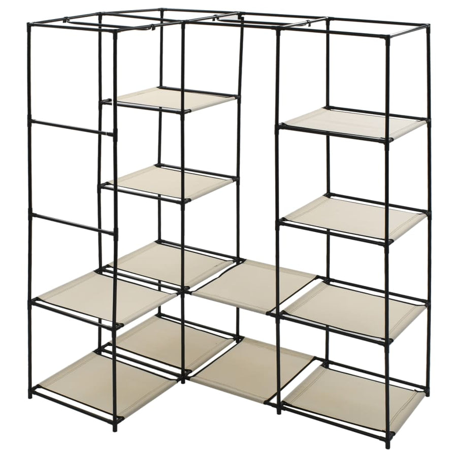 Hoekkledingkast 30X87X69 Cm Crème