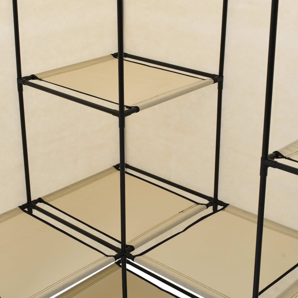 Hoekkledingkast 30X87X69 Cm Crème