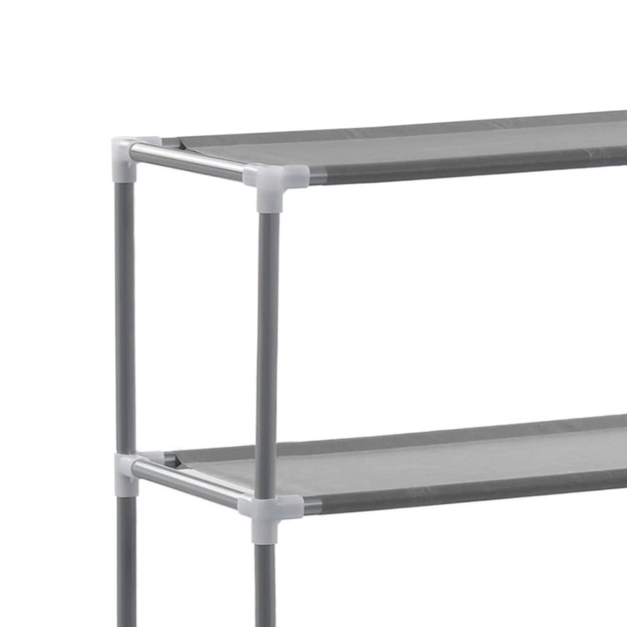 Opbergrek voor boven wasmachine 3-laags 69x28x169 cm zilver