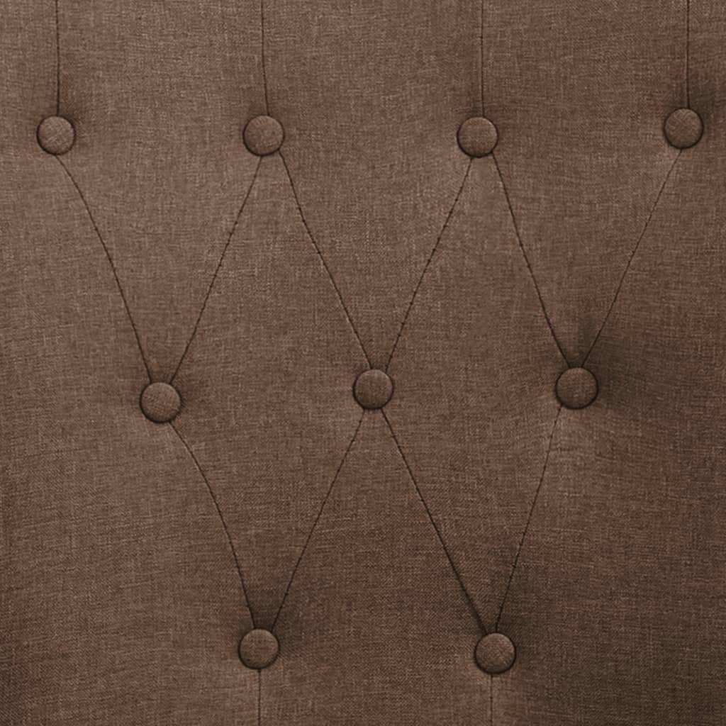 Eetkamerstoel Met Armleuningen Stof 1 Bruin