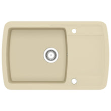 Gootsteen enkele bak graniet beige Beige
