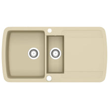 Gootsteen Dubbele Bakken Graniet Beige