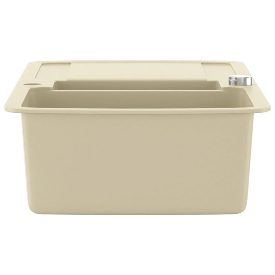 Gootsteen Dubbele Bakken Graniet Beige