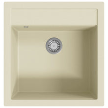 Gootsteen enkele bak graniet beige Beige