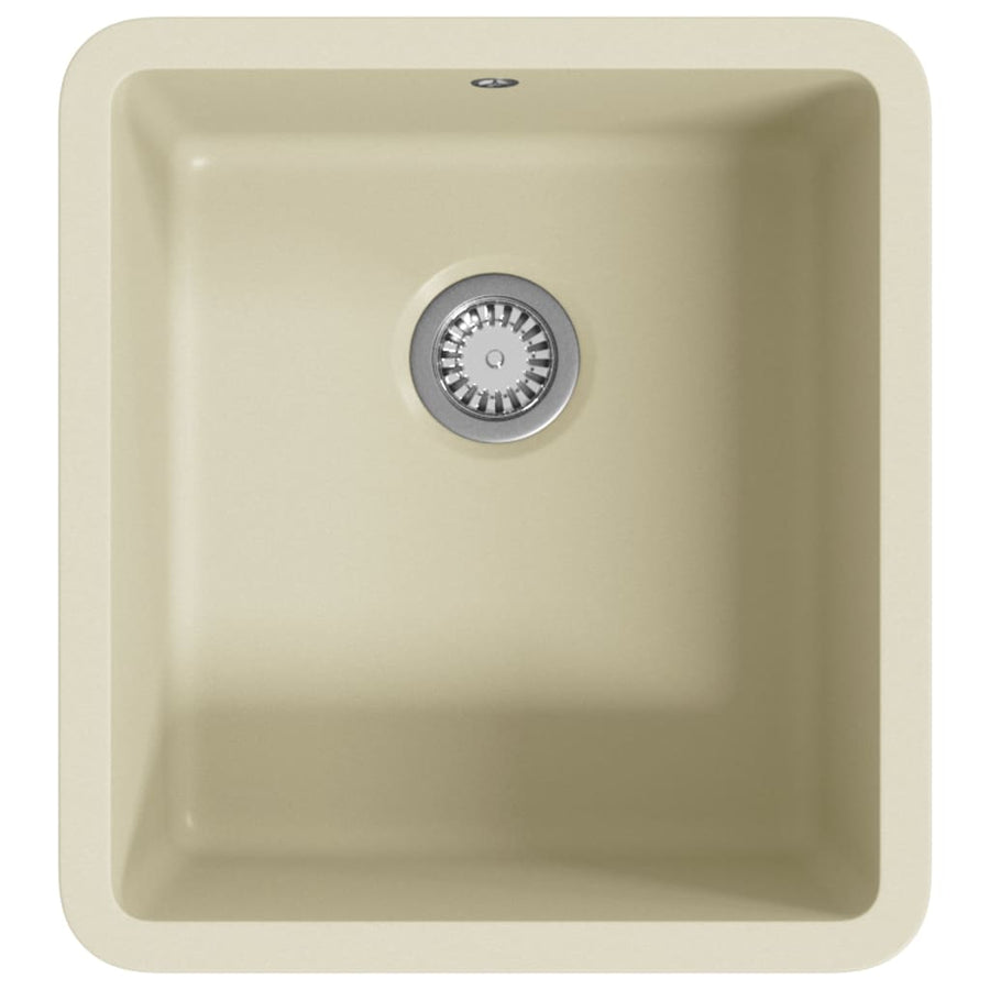 Gootsteen Enkele Bak Graniet Beige
