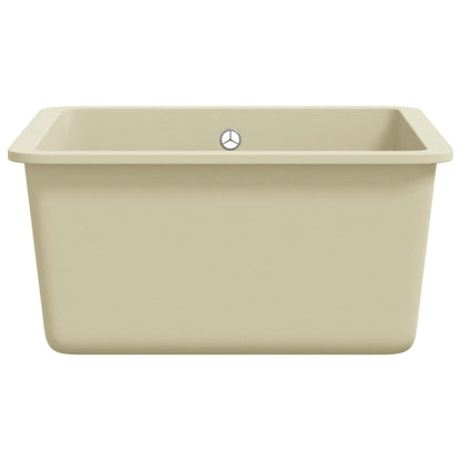 Gootsteen Enkele Bak Graniet Beige