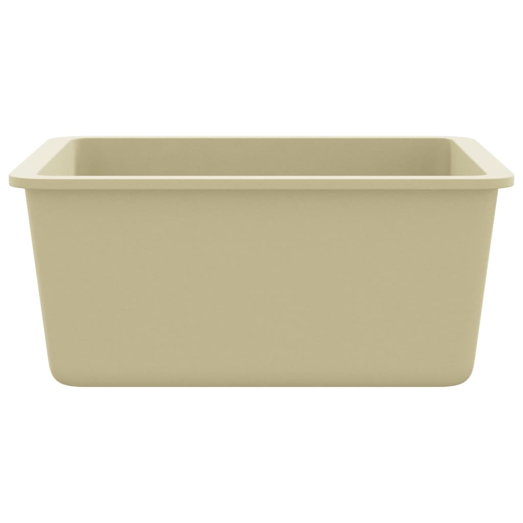 Gootsteen Enkele Bak Graniet Beige