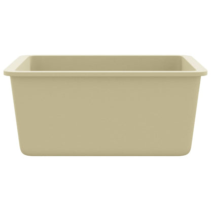 Gootsteen Enkele Bak Graniet Beige