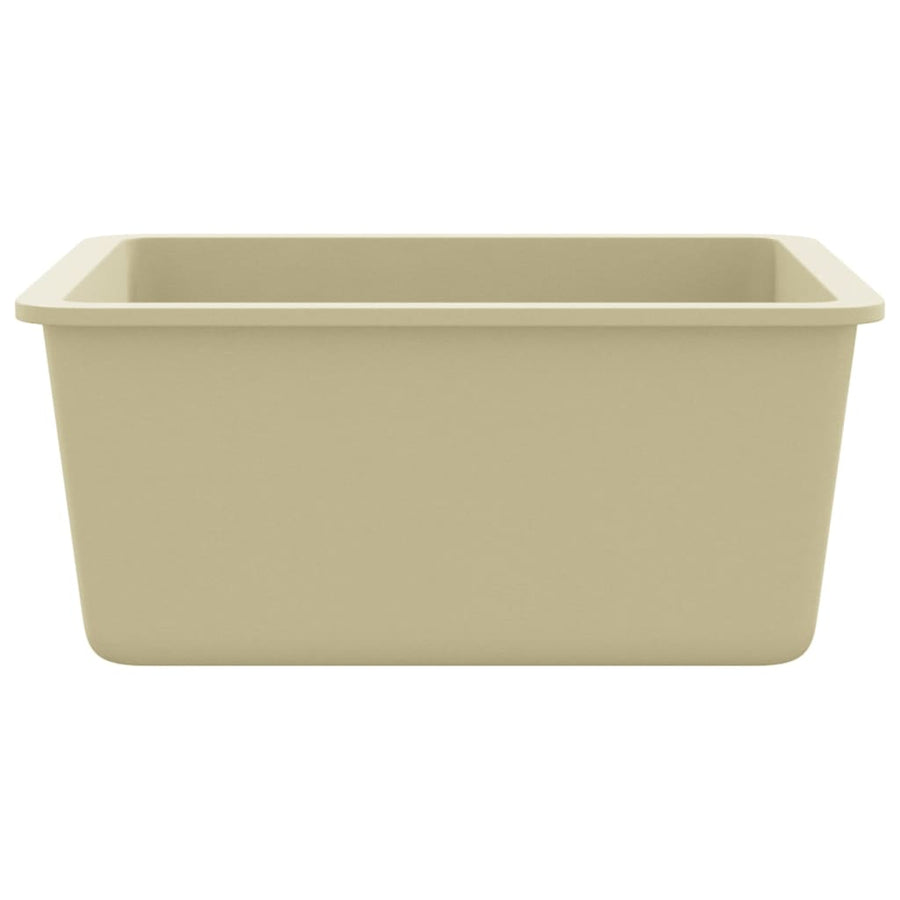 Gootsteen Enkele Bak Graniet Beige