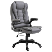 Kantoorstoel kunstleer antraciet 68x71x110-119 cm